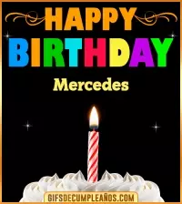 GiF Happy Birthday Mercedes